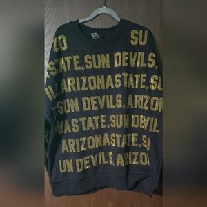 Arizona State Sun Devils Black Crew Neck